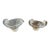 Vintage Art Deco Stueben Glass Creamer and Sugar Bowl Set For Sale