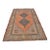 1950s Low Pile Distressed Wool Rug, Authentic Turkish Accent Rug For Sale