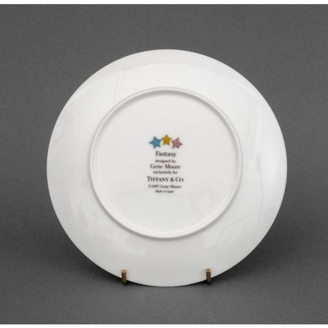 1990s Three Gene Moore for Tiffany & Company Porcelain "Fantasy" Children's Tableware Service Set For Sale - Image 5 of 18