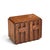 Lane Staccato Brutalist Mid Century Walnut Nightstands - Pair For Sale - Image 10 of 11