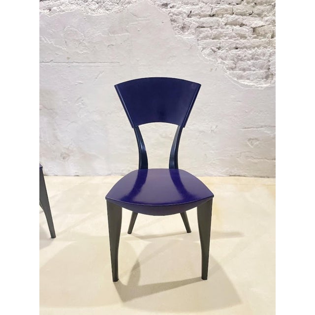 Karina Chairs by J. Mancini & G. Fois-Dorell for Sawaya & Moroni, 1990s, Set of 2 For Sale - Image 6 of 18