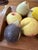 Vintage Wooden Tray With 8 Pieces Italian Alabaster Fruit For Sale - Image 11 of 14