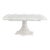 Mid 20th Century Westmoreland Ring & Petal Milk Glass Cake Stand For Sale