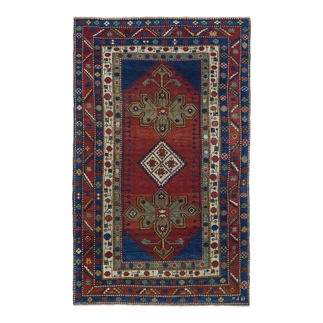 Antique Karabagh Kazak Rug 5' x 8'11'' For Sale