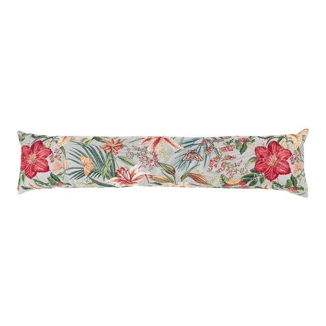 Tropical Flowers Draught Excluder - 90cm X 20cm (36"x9") For Sale