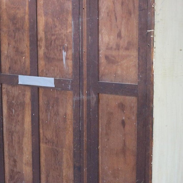 French Provincial Louis XVI Style Three-Door China Cabinet C1920 For Sale - Image 18 of 18