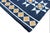 Not Yet Made - Made To Order Handmade Cotton Navy Blue Geometric Runner Rug, Vegetable Dyed Dhurrie Runner -3'x16' For Sale - Image 5 of 11