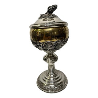 19th Century Silver Goblet, 1853 For Sale