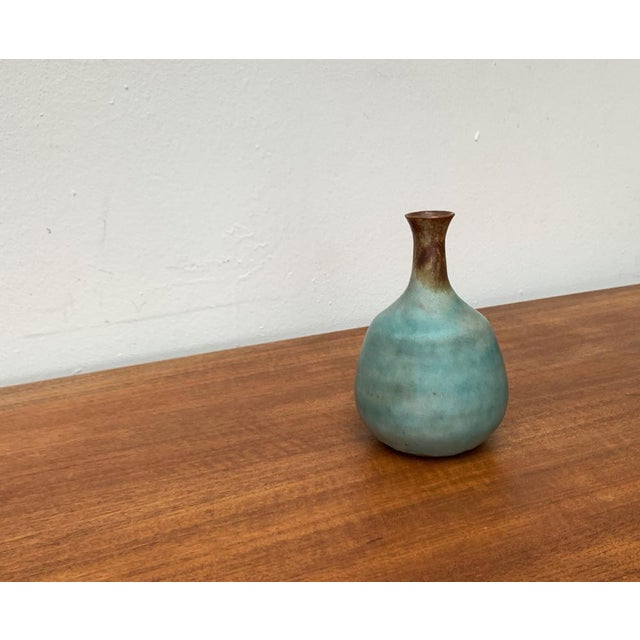 Ceramic Mid-Century Minimalist German Studio Pottery Vase by Elke & Elmar Kubicek, 1960s For Sale - Image 7 of 16