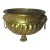 Antique French Ornate Brass With Lion Head Handles on Lion Paw Feet Jardiniere / Cachepot For Sale
