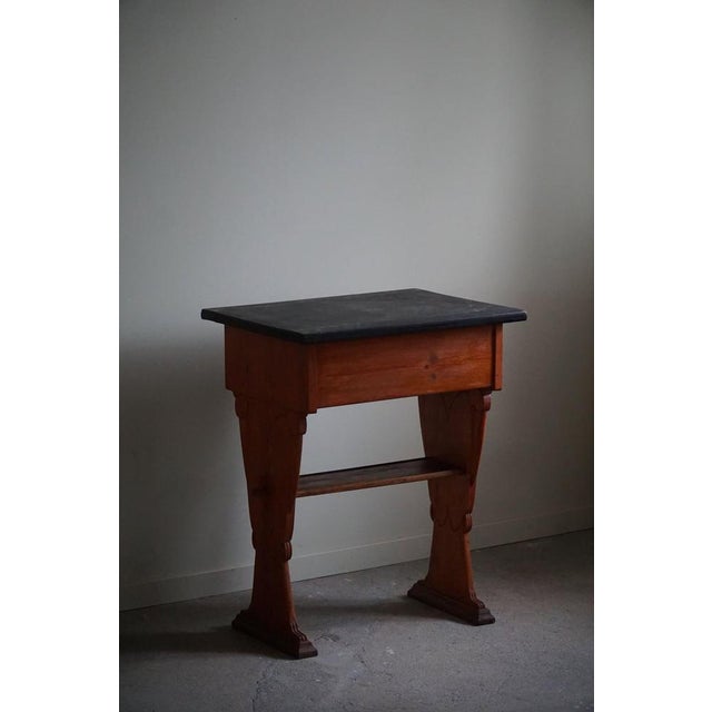 19th Century Swedish Gustavian Style Pine Desk / Table For Sale - Image 11 of 18