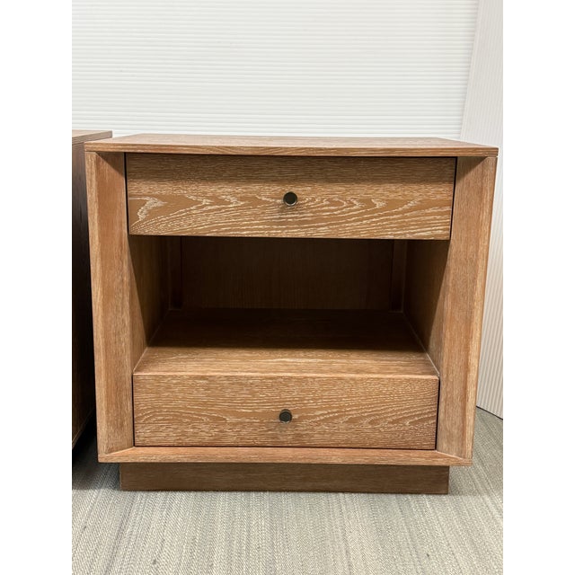 West Elm Matias Nightstands, Pair For Sale - Image 9 of 12