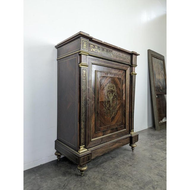 Napoleon III Boulle Marquetry Side Table, in Very Good conditions.