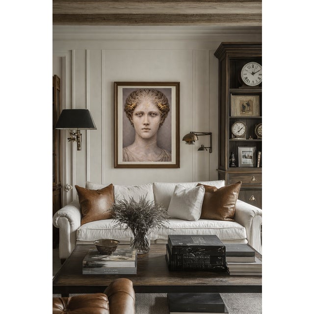 Atelier Aria Lumae the Athena Triptych Faces of Returning Light Fine Art Gallery Board Three Piece Set For Sale - Image 17 of 18