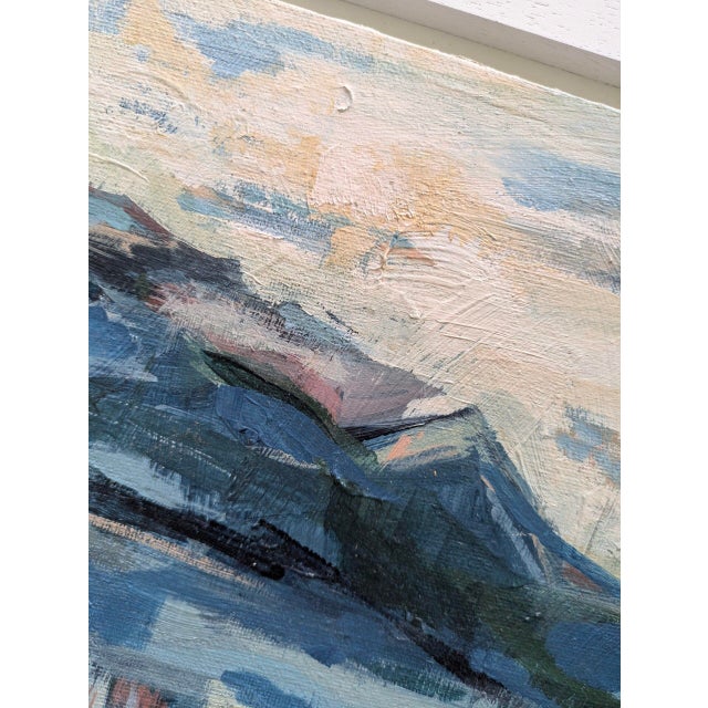 Contemporary 'Chasing After the Wind' Original Modernist Abstract Acrylic Painting by British Artist Frances Daws, Framed For Sale - Image 9 of 9