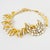 Gold Ugo Correani Gold and White Choker Necklace with Jeweled Medallion For Sale - Image 8 of 13