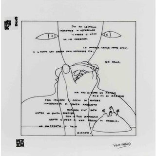 Ennio Pouchard, Da Te Lontano, 1973, Screen Print For Sale