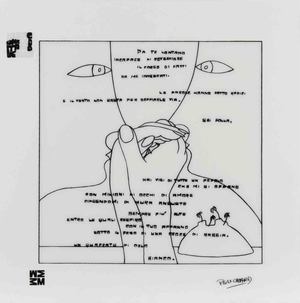 Ennio Pouchard, Da Te Lontano, 1973, Screen Print
