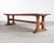 Late 19th Century Monumental French Arts Crafts Oak Farmhouse Dining Table 9.5 Ft For Sale - Image 5 of 16
