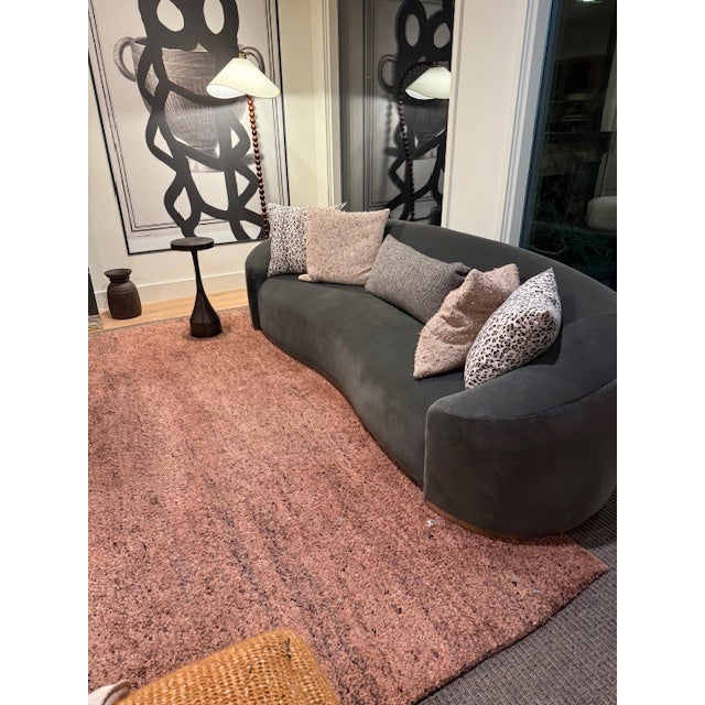 Maiden Home - The Chelsea Sofa in Performance Velvet Slate, 100" Width