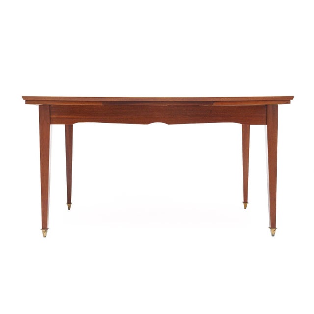 Wood French Mid-Century Rosewood Dining Table For Sale - Image 7 of 9
