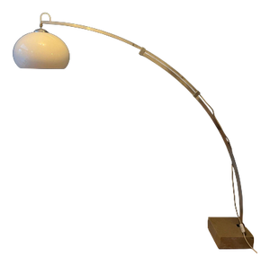 Vintage Space Age Arc Floor Lamp in the style of Guzzini