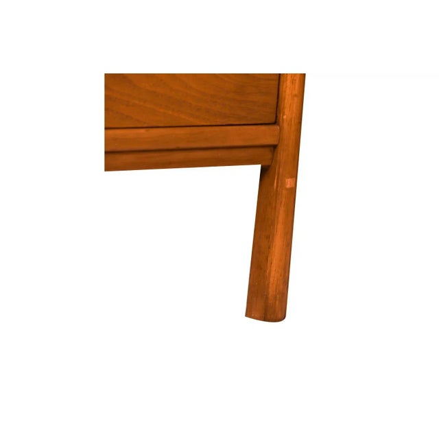 1970s 1970s Mid-Century Walnut Weave Pattern Long Dresser For Sale - Image 5 of 12