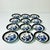 Ceramic 1940s Vintage Japanese Chinoiserie Hollywood Regency Blue Willow Small Plates - Set of 12 For Sale - Image 7 of 13