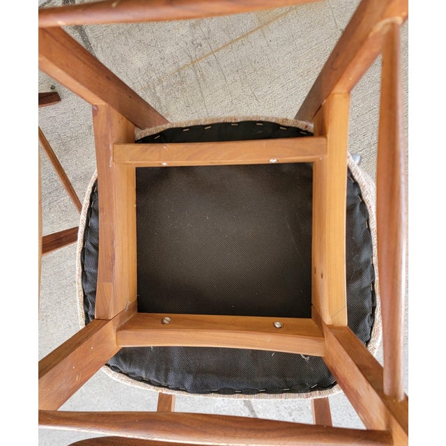 Mid-Century Modern Counter Top Stools - Set 3 For Sale - Image 12 of 15