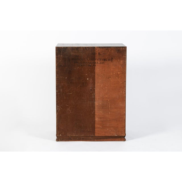 Art Deco Tiger Wood Dresser Cabinet, Vintage Streamline Modern 1940s For Sale - Image 14 of 15