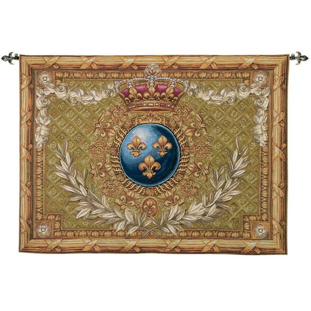 This beautiful tapestry is woven on a jacquard loom by skilled weavers, keeping alive the centuries old tradition of...