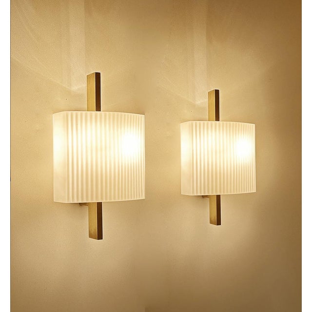 1960s Vintage Space Age Brass Sconces from Hillebrand Lighting, 1960s, Set of 2 For Sale - Image 5 of 18