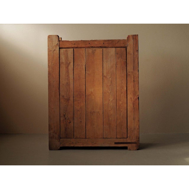 19th Century Folk Art Cabinet in Pine, France For Sale - Image 8 of 18