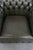 Chesterfield Club Chair in Green Cowhide Leather For Sale - Image 6 of 18