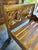 Vintage Hand-Painted Country Provincial Wooden Bed Frame For Sale - Image 4 of 13