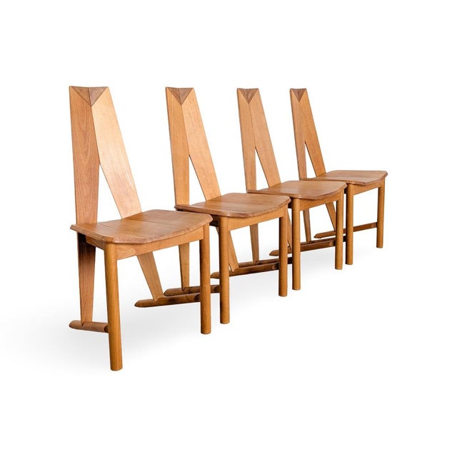 Vintage Beech Chairs by Søren Nissen & Ebbe Gehl, Set of 4 For Sale - Image 6 of 10