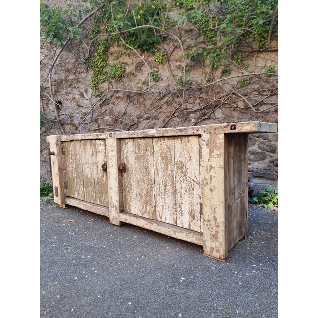 Antique French Pine Workbench, 1900s For Sale - Image 15 of 18