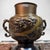 1990s Bronze Usubata Ikebana Vase with Dragon and Tiger, Japan, 1990s For Sale - Image 5 of 18