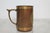 Mexican Vintage Mexican Art Hammered Copper & Brass Mayan / Aztec Calendar Mug. For Sale - Image 3 of 9