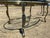 Vintage Hollywood Regency Style Oval Glass-Top Coffee Table and Side Table Set For Sale - Image 15 of 18