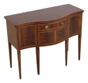 Kittinger Mahogany Federal Style Inlaid Server Sideboard Brandy Board