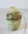 Vintage Green Onyx Polished Stone Bud Vase For Sale - Image 4 of 8