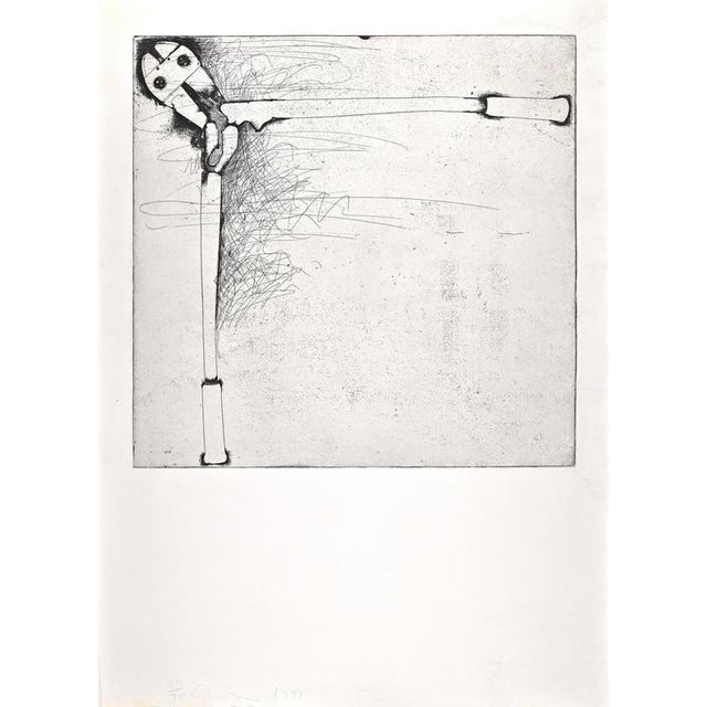 Jim Dine, The Pincers Etching Edition 49/75, 1973, Etching For Sale