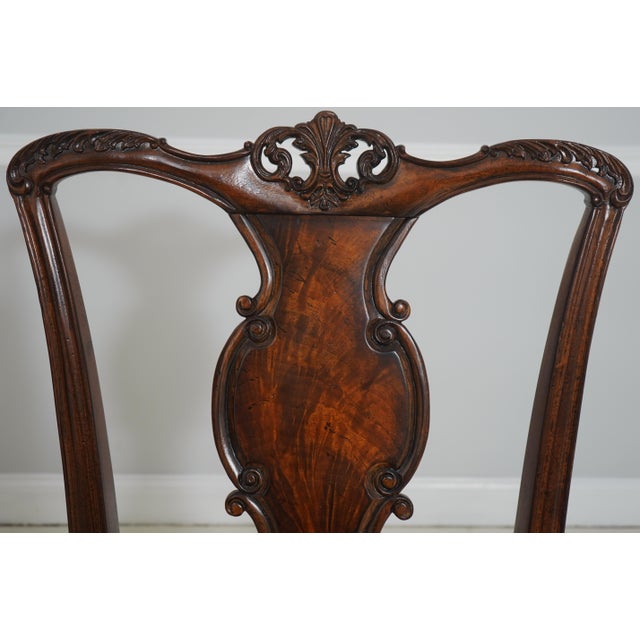 2020s Chippendale Style Mahogany Side Chair For Sale - Image 5 of 18