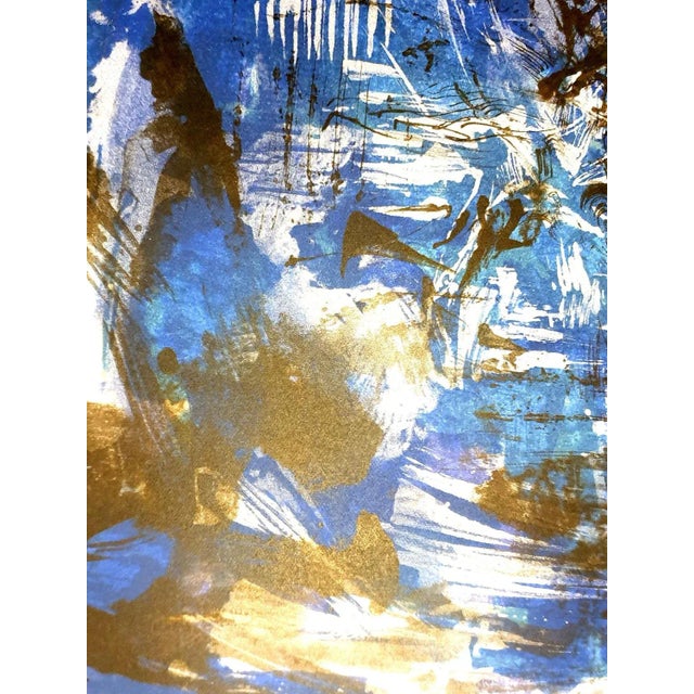 Zao wou-ki - original lithograph 1962 from la tentation de l’occident dimensions: 39 x 28.5 cm publisher: les bibliophiles...