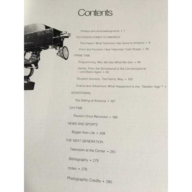 Book - Royal Blue Cover - "Television - the First Fifty Years" Book For Sale - Image 9 of 13