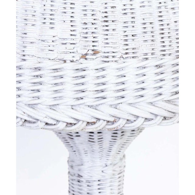 Antique Wicker Lamp For Sale In New York - Image 6 of 7