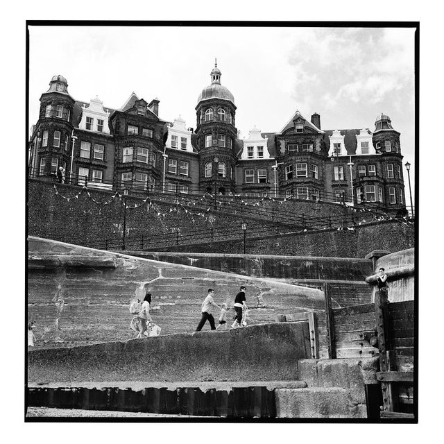 Paul Cooklin, Cromer Seafront, Hotel and Children, North Norfolk, Edition of 50 For Sale