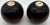 Pair of 19th Century Scottish Monogramed Hardwood Lawn Balls For Sale - Image 4 of 5