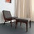 This striking Scandinavian Modern teak lounge chair and ottoman set was designed in 1959 by Norwegian furniture designer...